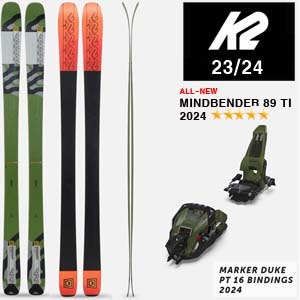 2324시즌 올마운틴 프리라이드 스키 SKI K2 MINDBENDER 89TI +DUKE 16 투어링 가능(품절 감사합니다)