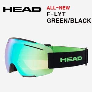 HEAD GOGGLE NEW F-LYT GREEN / BLACK