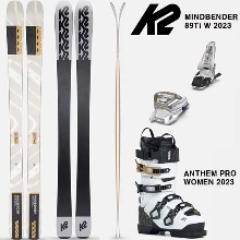2223시즌 여성 올마운틴 프리라이드 스키 세트 K2 MINDBENDER 89TI W+ANTHEM PRO(품절 감사합니다)